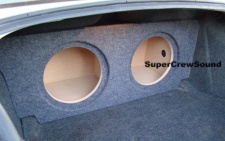 Dodge Charger 06 - 10 Subwoofer Enclosure W/ Recessed Face
